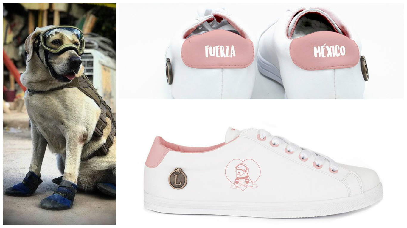 Llegan los adorables tenis inspirados en Frida para reconstruir MÃ©xico