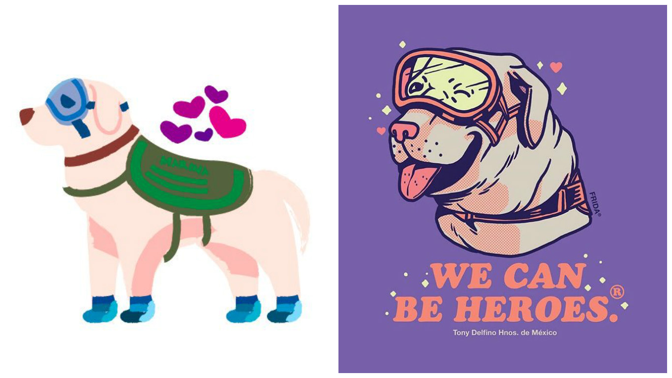 Las ilustraciones mÃ¡s chidas de la perrita Frida