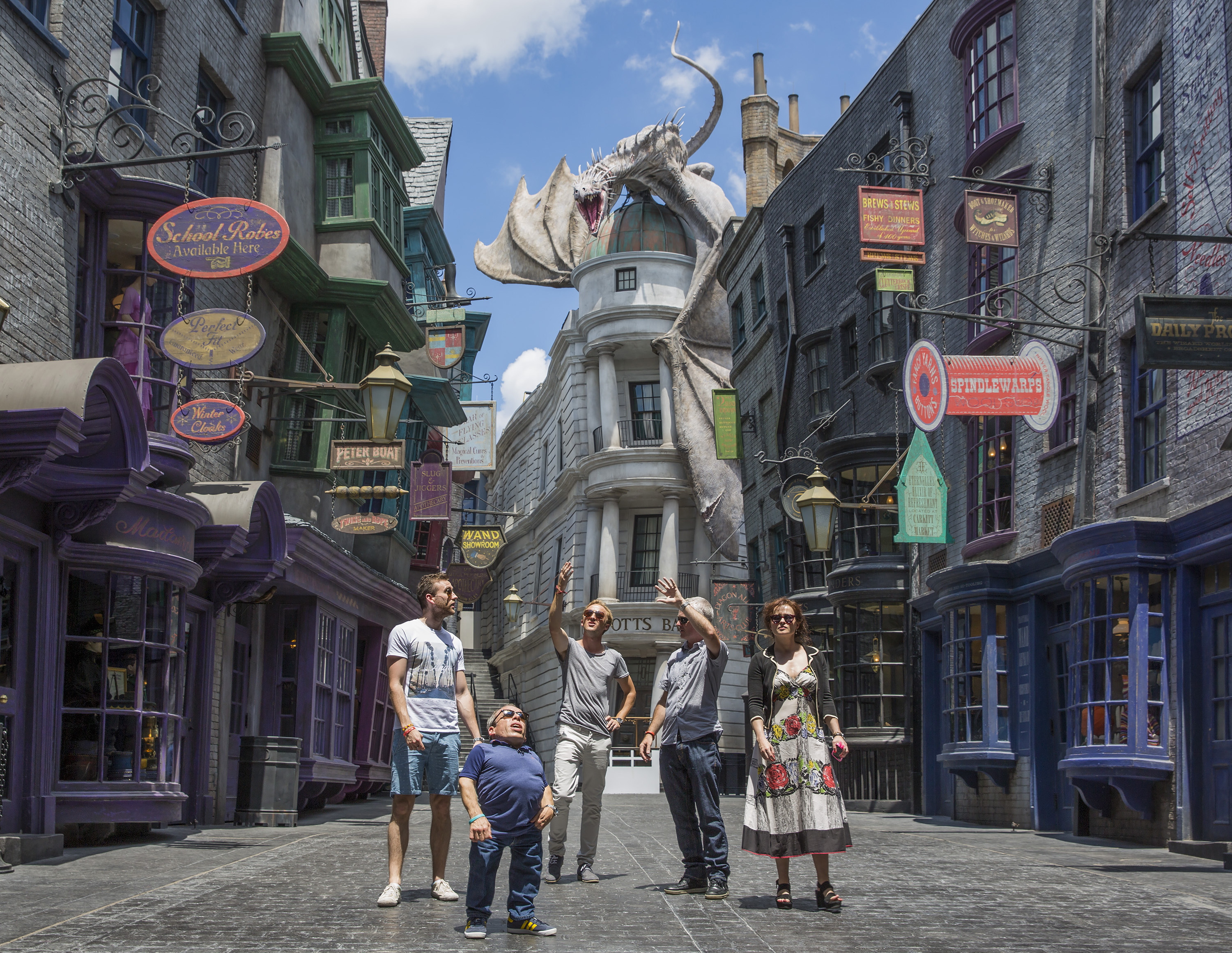 El Callejon Diagon, uno de los lugares en Harry Potter