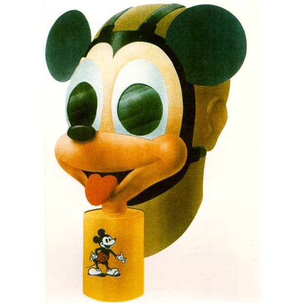 Máscaras antigás de Mickey Mouse para niños en la Segunda Guerra Mundial
