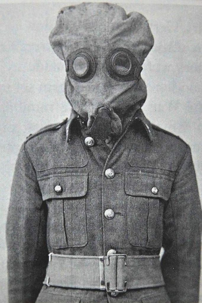 Máscaras antigás en la Segunda Guerra Mundial