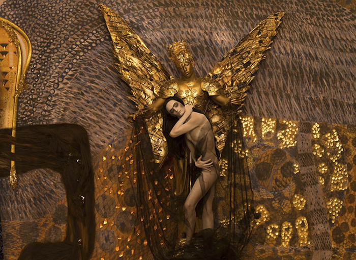 Pinturas de Klimt hechas fotografías