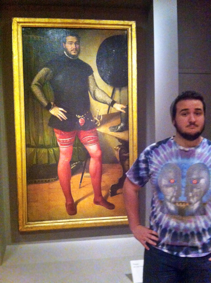 Personas que encontraron sus dobles en un museo