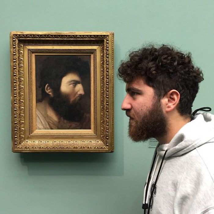 Personas que encontraron sus dobles en un museo