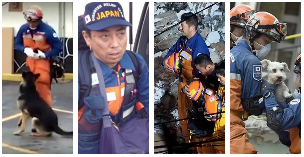 Rescatistas Japoneses, JapÃ³n, Rescatistas, Japoneses, Sismo, Escombros