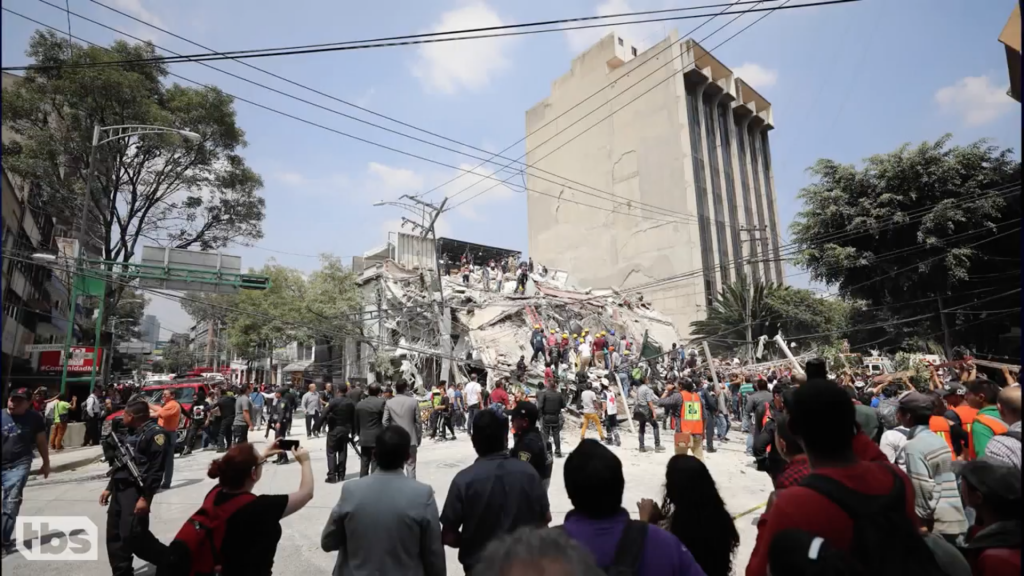Derrumbe en la CDMX tras sismo del 19 de septiembre