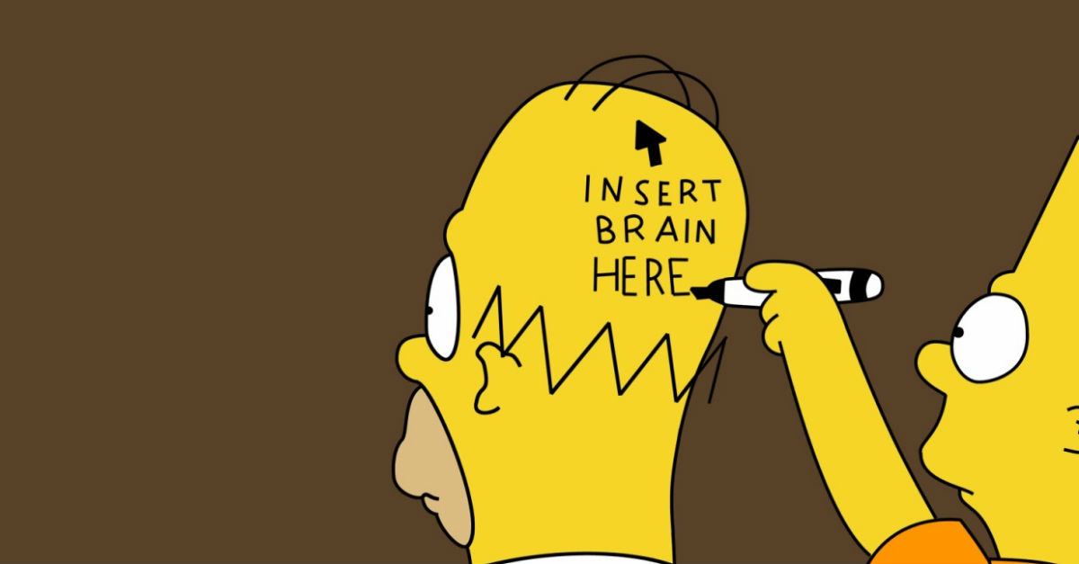 Homero sin cerebro