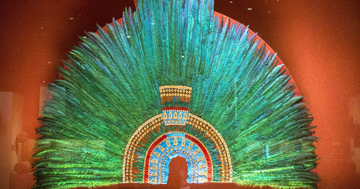 Penacho de Moctezuma, Moctezuma, Penacho, Aztecas, Austria, Museo
