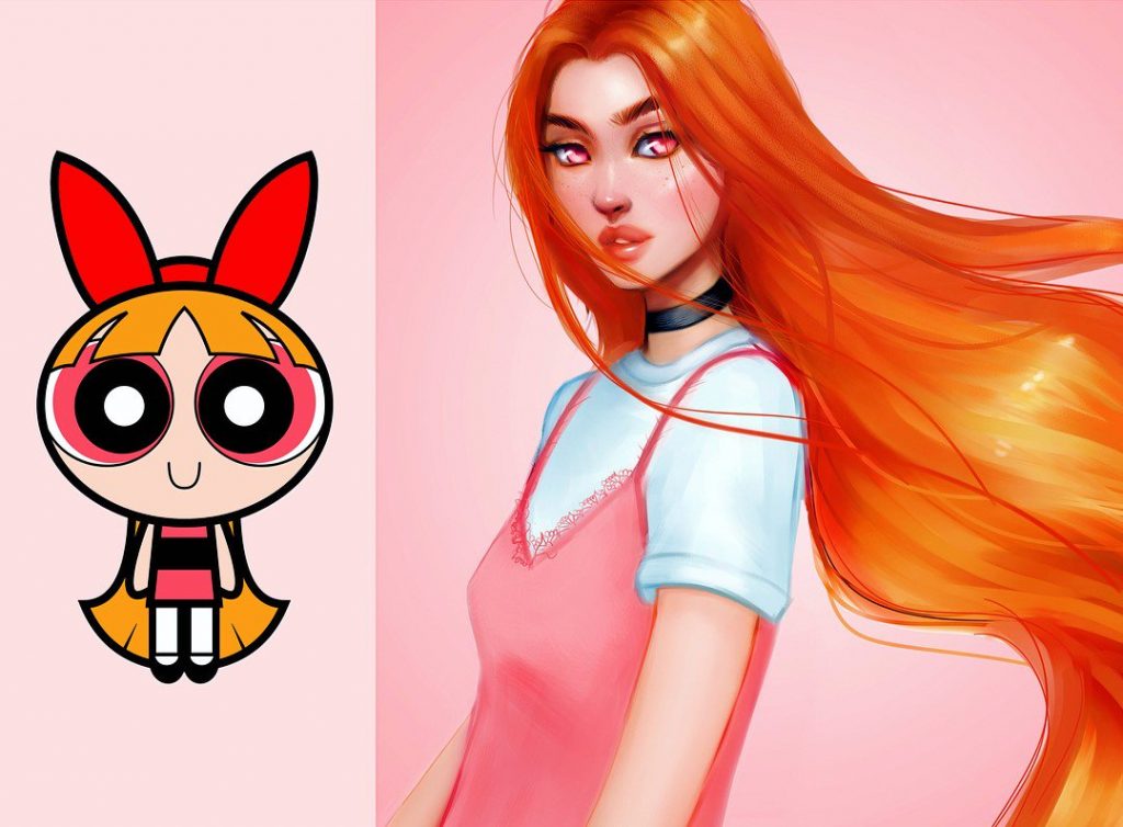Artista sorprende mostrando a las Chicas Superpoderosas como adolescentes reales