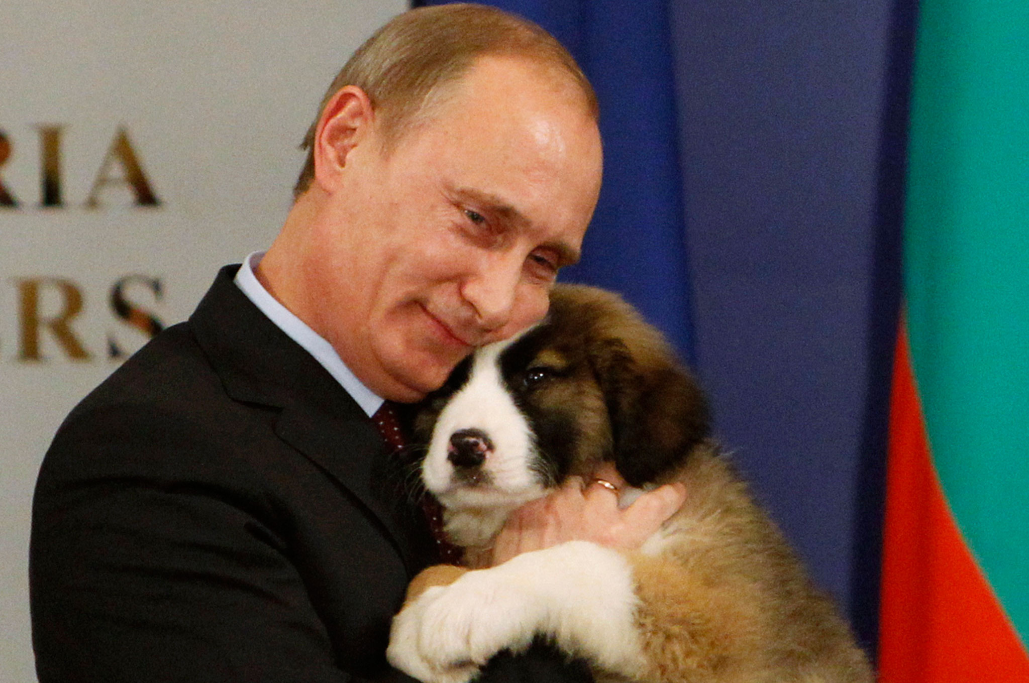 Putin y su perrito