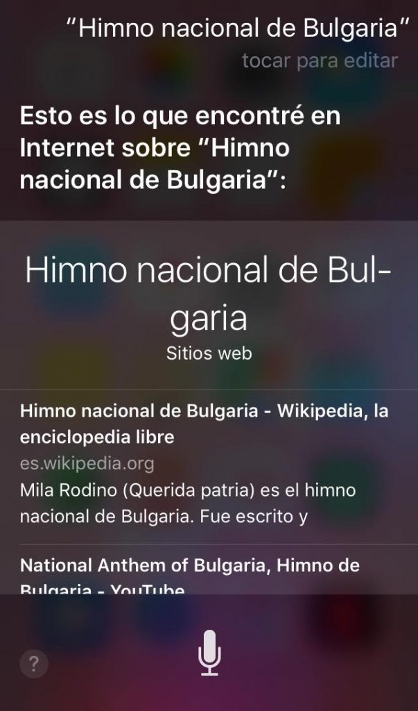 Siri confunde a Despacito con el himno nacional de Bulgaria