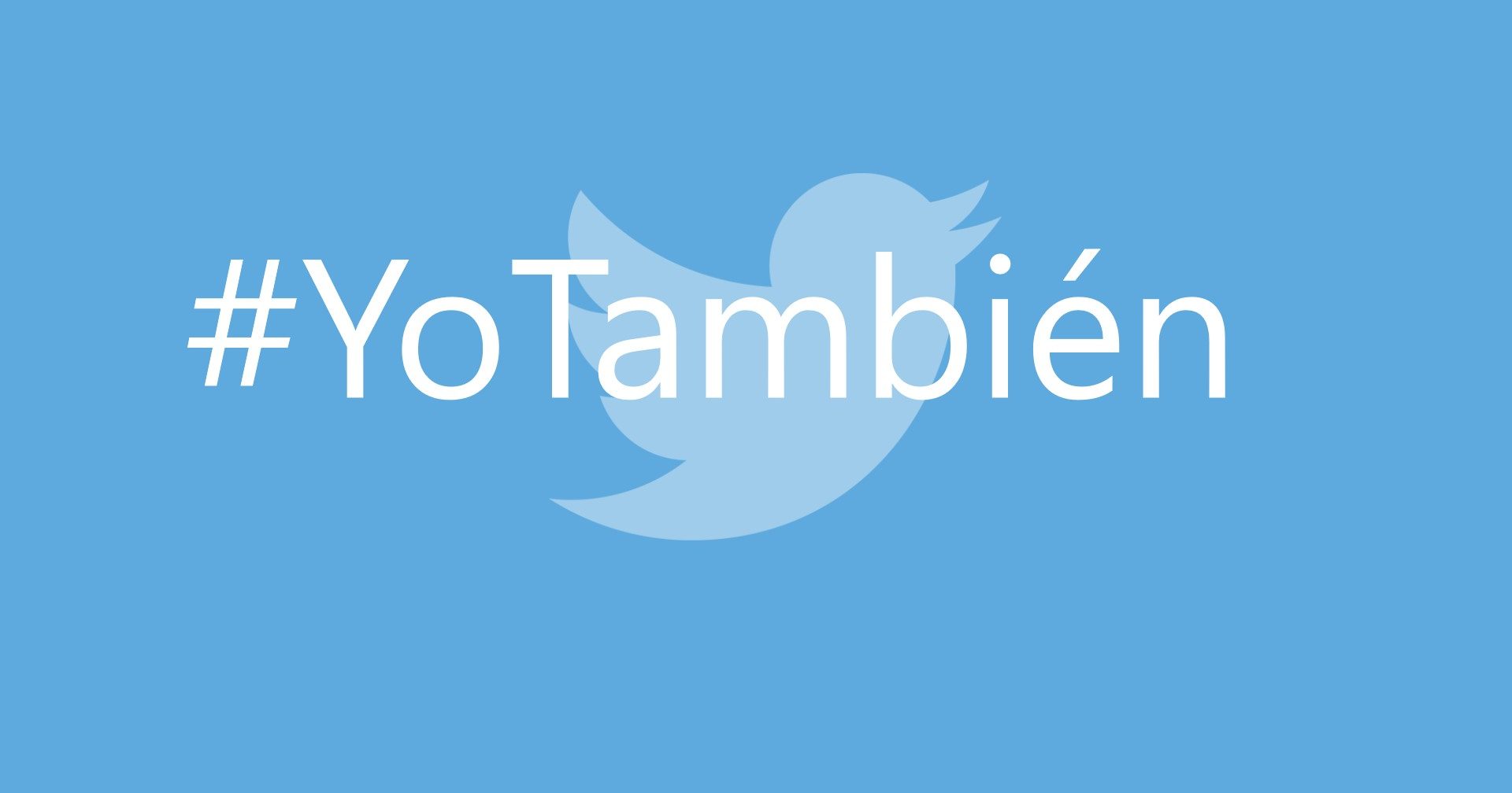 Campaña #YoTambién #MeToo en redes sociales