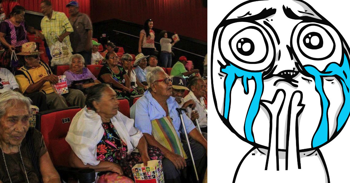 Abuelitos nunca habÃ­an ido al cine invitados a ver Coco