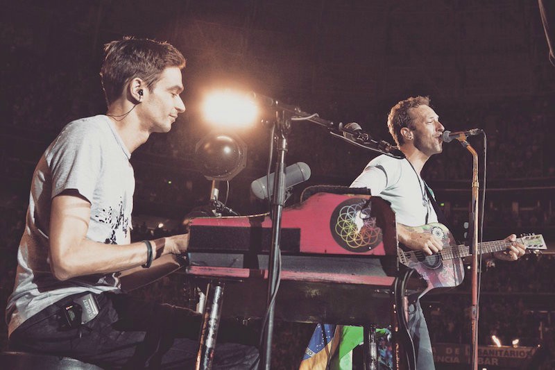 Coldplay captado por fans brasileÃ±os tocando De mÃºsica ligera