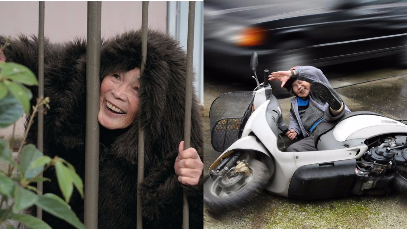 FotografÃ­a, Anciana, 89 aÃ±os, Japonesa, Divertida, Mujer