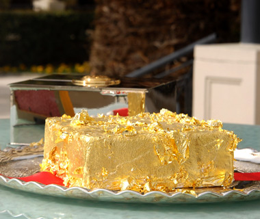 Pastel dorado del Sultán