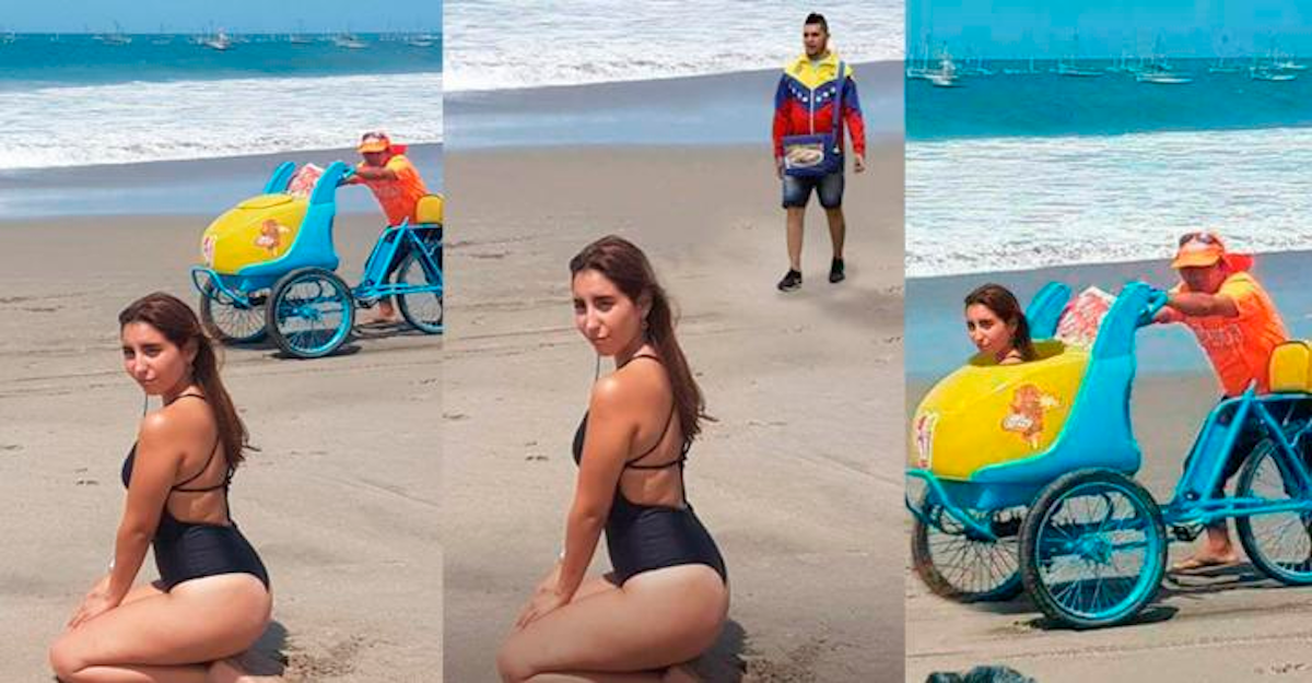 Pidió ayuda para borrar a paletero de foto y terminó trolleada