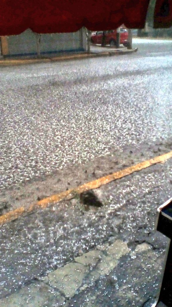 Primera lluvia de enero 2018 en la CDMX
