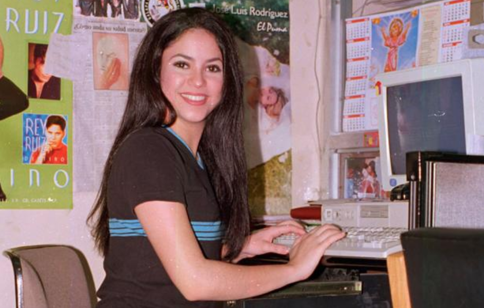 Tuitera descubre los secretos de la foto noventera de Shakira