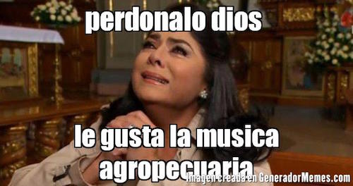 Meme mÃºsica agropecuaria