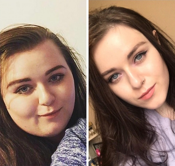 El antes y después de personas que decidieron cambiar su vida 
