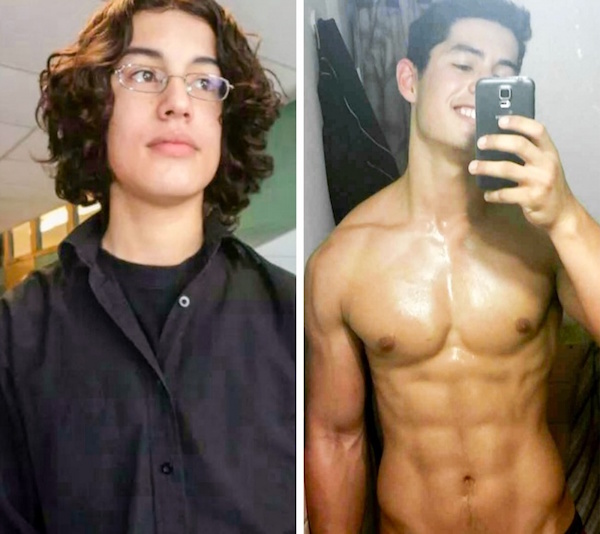 El antes y después de personas que decidieron cambiar su vida 