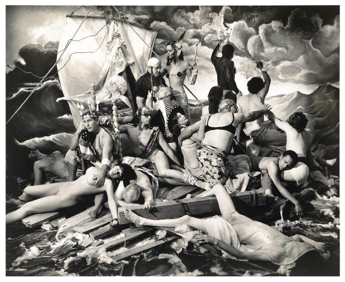 Joel Peter Witkin, The Raft of George W. Bush, NM, 2006