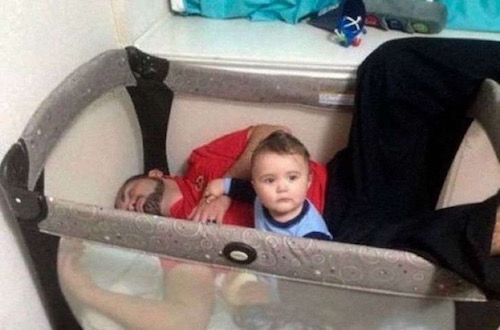 La paternidad no es para todos y éstas imágenes lo demuestran