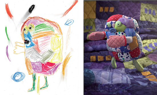 Artistas gráficos recrean dibujos hechos por niños, el resultado es increíble