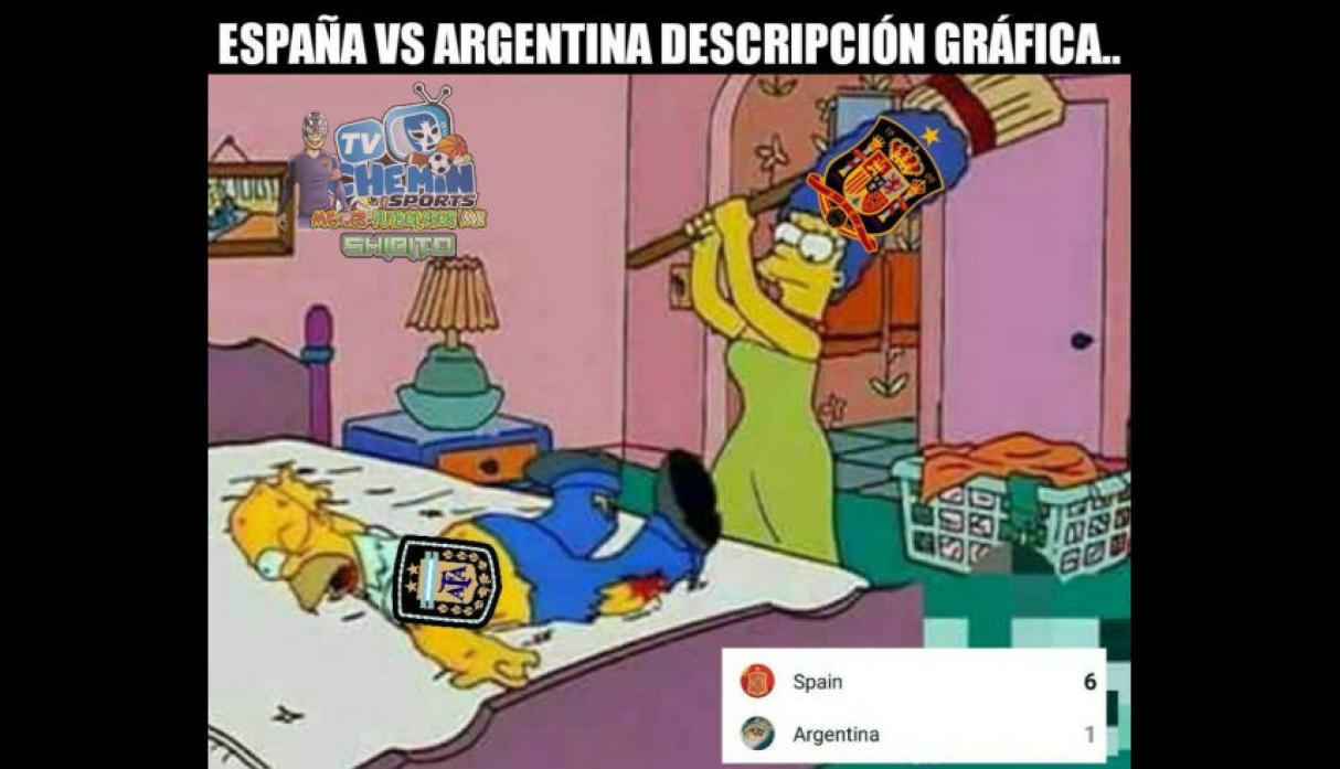 Argentina Espana Memes Goleada Fifa 6 1 Paliza 3