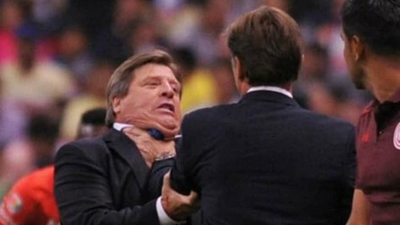 Miguel Piojo Herrera Hernan Cristante Pelea