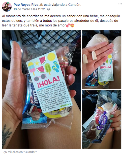 Disculpa de bebé que viaja por primera vez en avión derretirá tu corazón