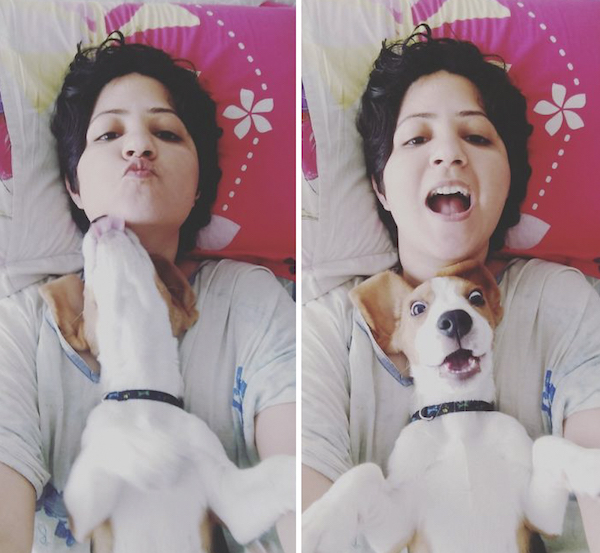 Fotos adorables de personas imitando a sus mascotas 