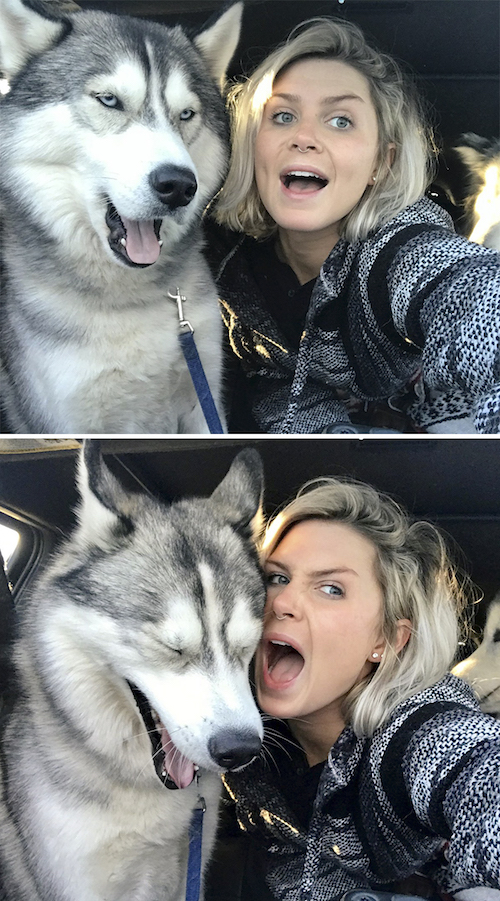 Fotos adorables de personas imitando a sus mascotas 