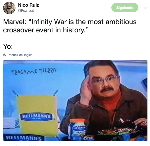 Los mejores memes de crossovers más épicos que Avengers: Infinity War