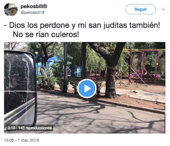 En Twitter se burlan del accidente de San Judas en bicicleta