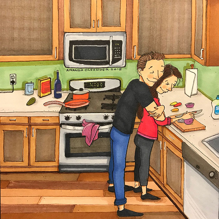 Ilustraciones-dibujos-relaciones-largas-parejas-reconoceran-tiernos-cocinar