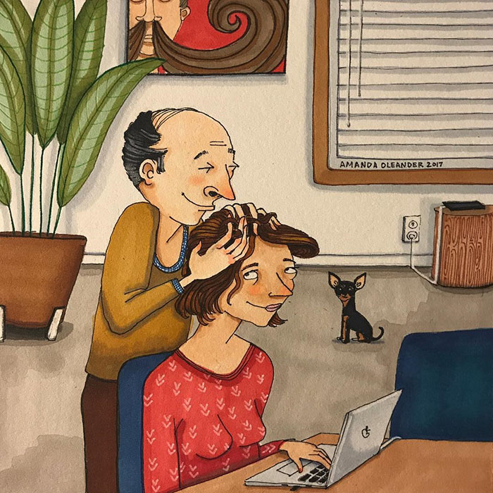 Ilustraciones-dibujos-relaciones-largas-parejas-reconoceran-tiernos-piojito-mientras-trabajos