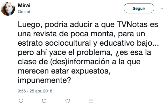 TV Notas publicó un número especial sobre feminazis