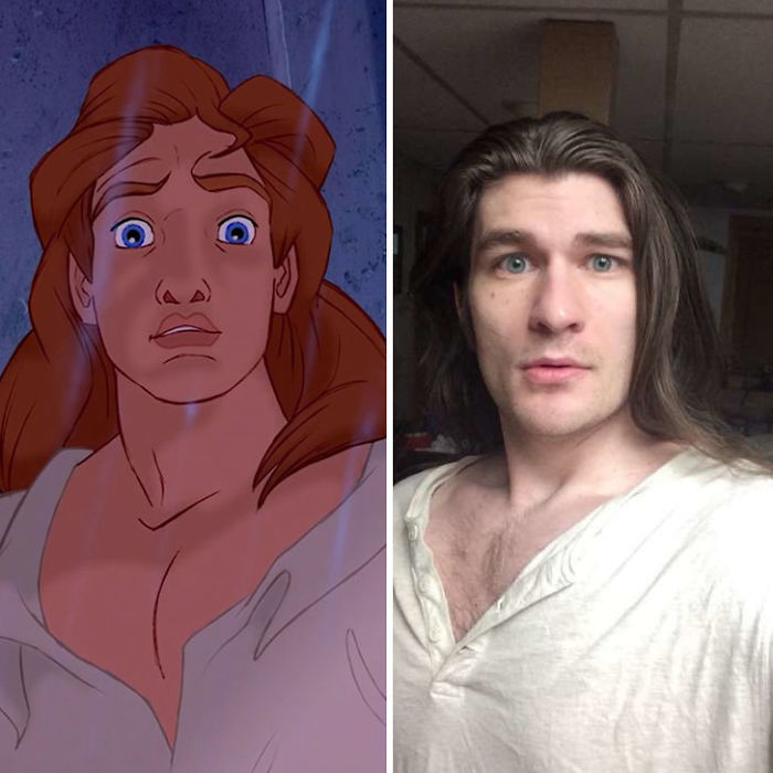 Hombre pierde 32 kilos y parece príncipe de Disney