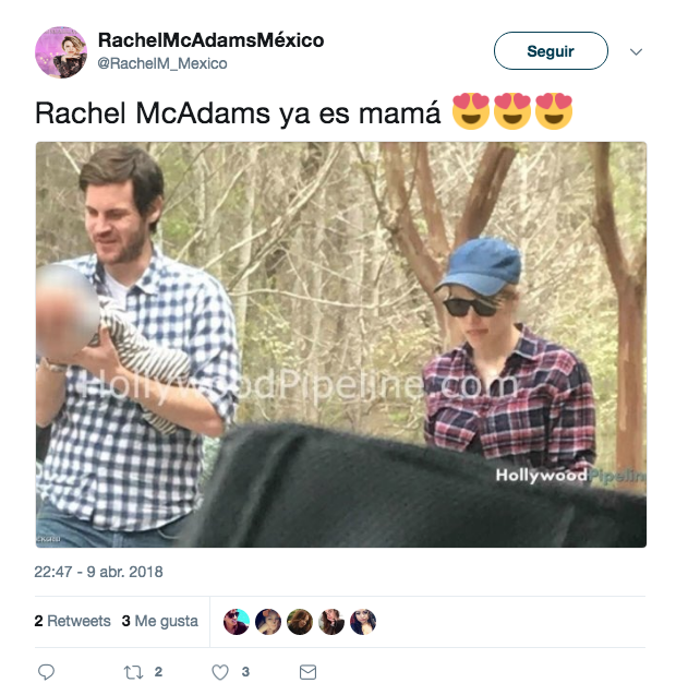 Rachel McAdams tuvo a su primer hijo