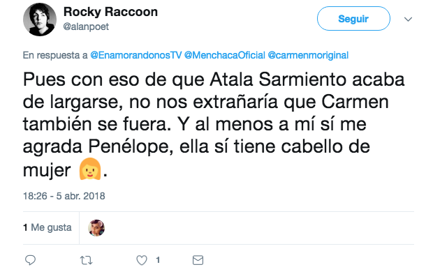 Penelope Menchaca conducirá enamorándonos