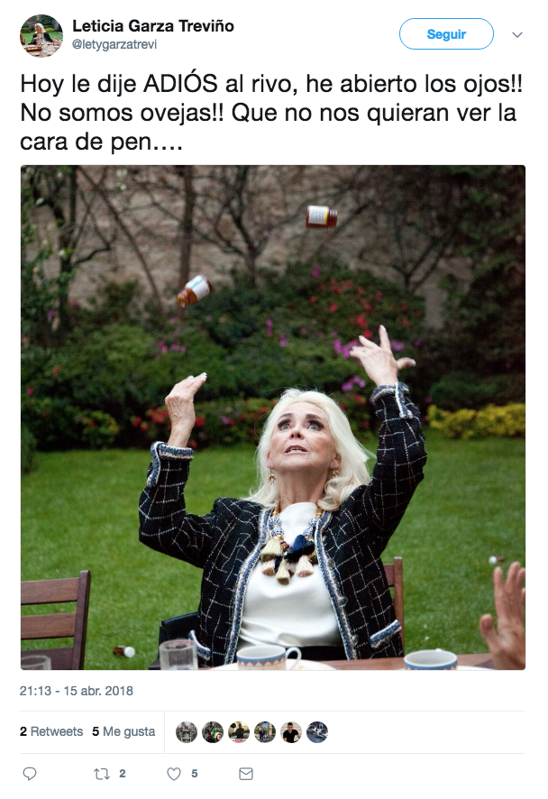 Señora bien que invita a votar por AMLOVE