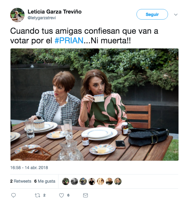Senora bien llama a votar por AMLOVE