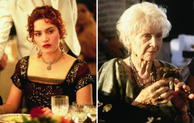 Así lucía de joven la viejita de Titanic