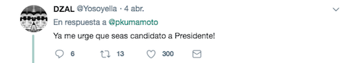 Pedro Kumamoto hace un meme y la gente enloque