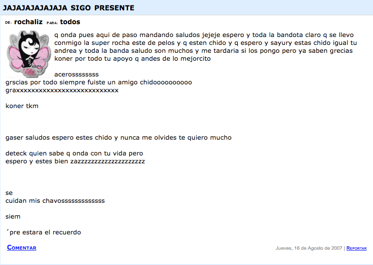 Sitios de internet que visitaste en los 2000