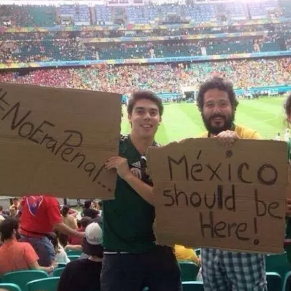 Pancartas futboleras muy vaciladoras