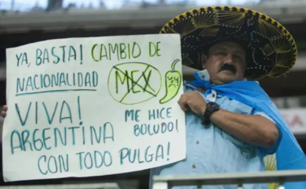 Pancartas futboleras muy vaciladoras