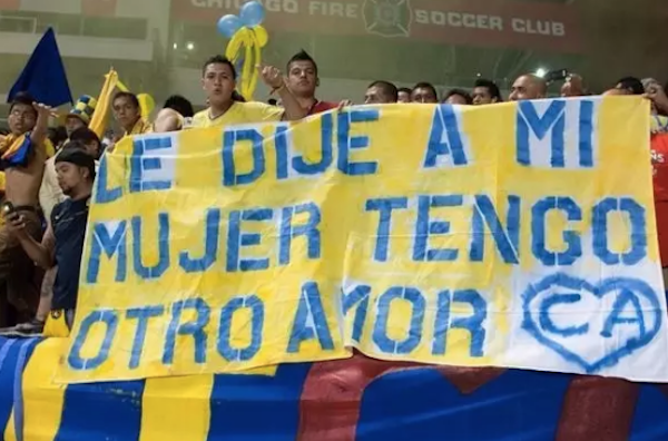 Pancartas futboleras muy vaciladoras